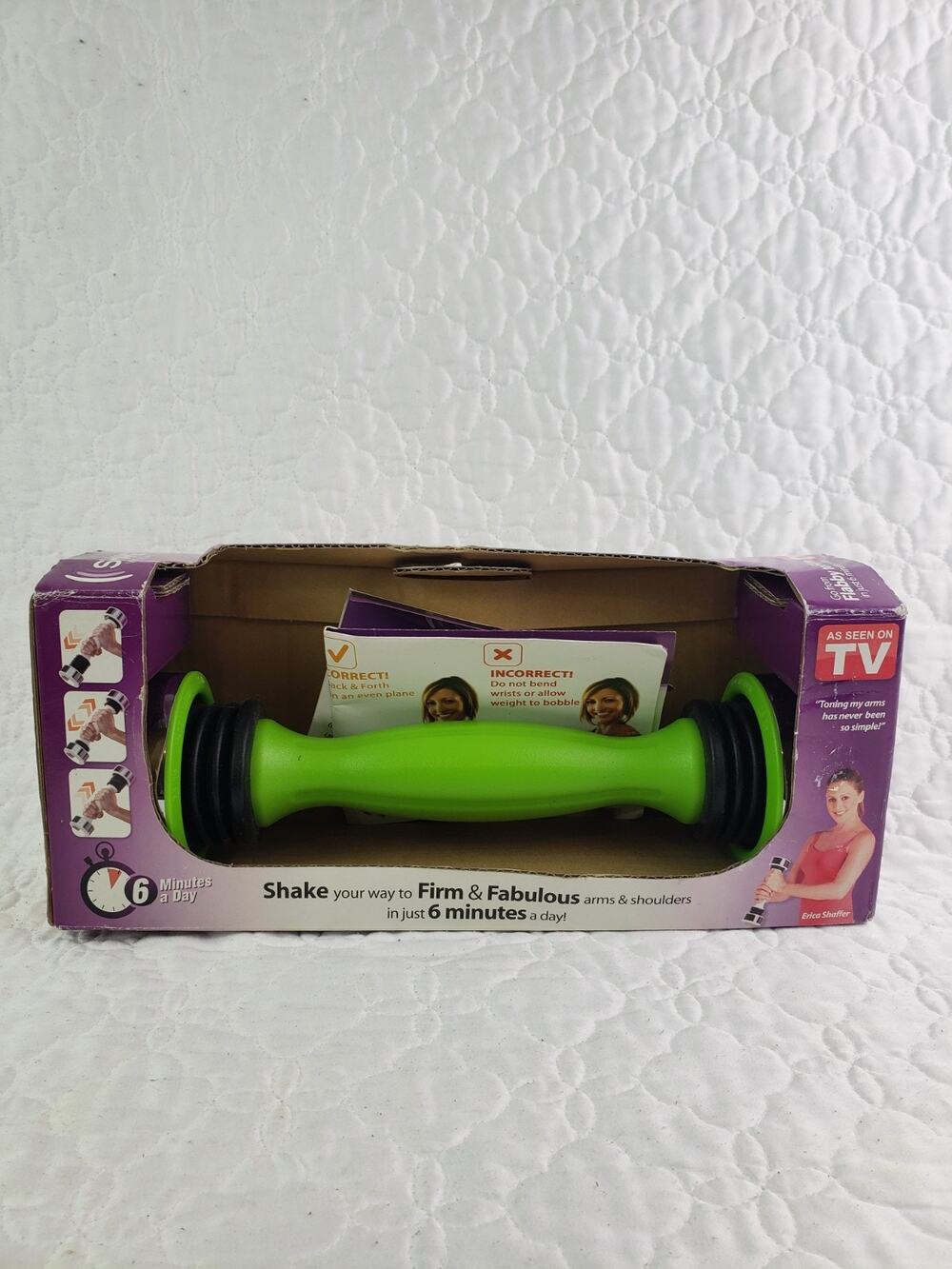 Shake Weight Tone Women 2.5lb Muscle Toning Dumbbell Sculpt Arms Home Gym